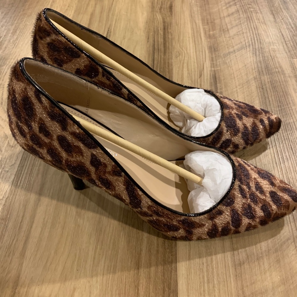 Leopard print heels